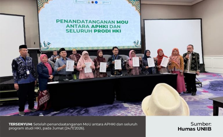 PRODI HKI UNIIB RESMI TEKEN MoU DI ICOCIL DEMI PERKUAT KOMITMEN AKSELERASI RISET DAN PENGEMBANGAN KURIKULUM BERSAMA APHKI